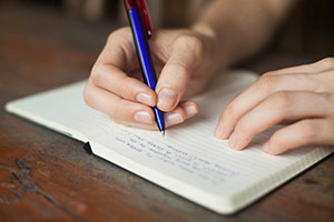 oklahoma business owner taking notes